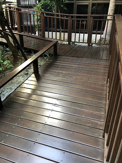 庭院造景 木作 油漆